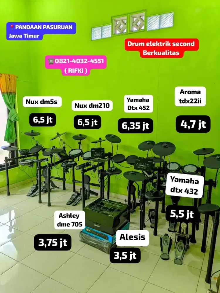 Drum elektrik second berkualitas