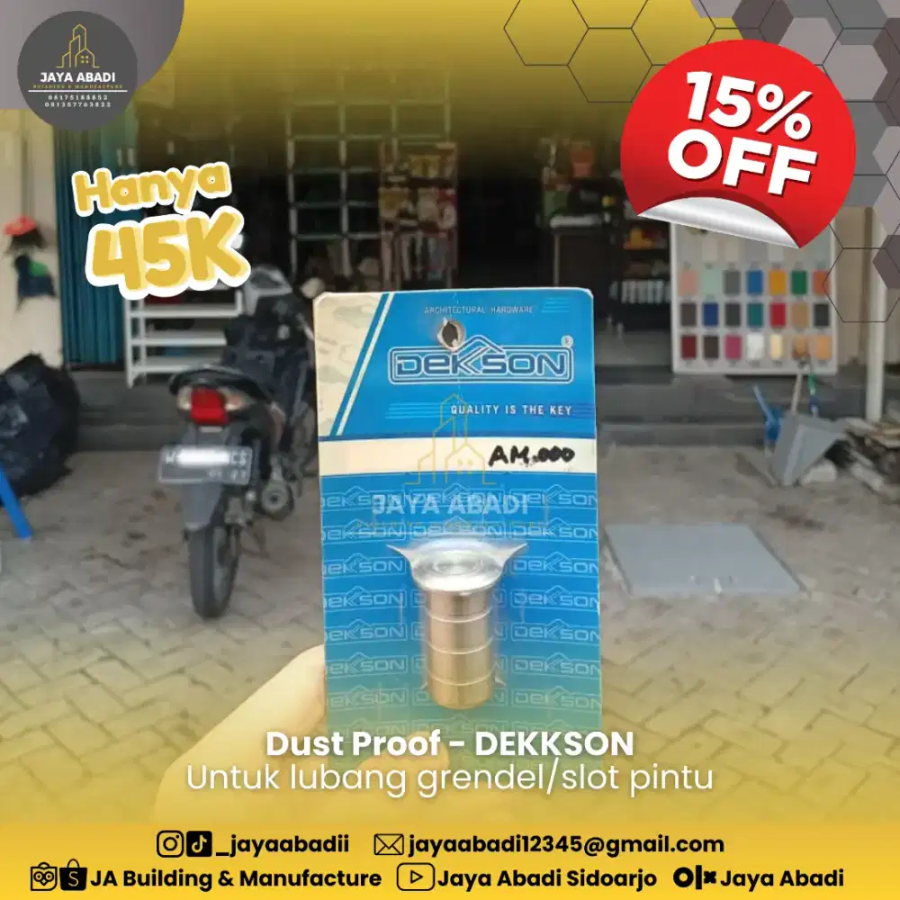 DUST PROOF / PENUTUP GRENDEL PINTU - DEKKSON