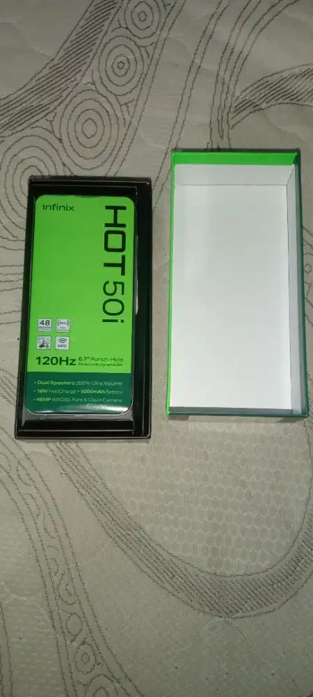 HP Infinix Hot 50i NFC X 6531B - Titanium Grey, 6/128 GB