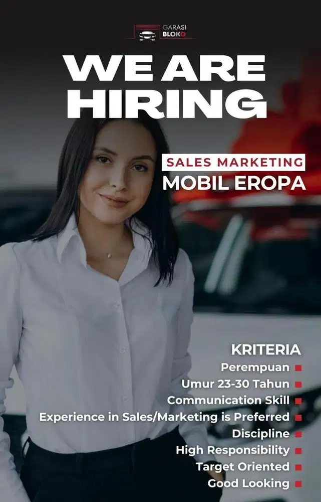 Lowongan Kerja Sales Mobil Eropa