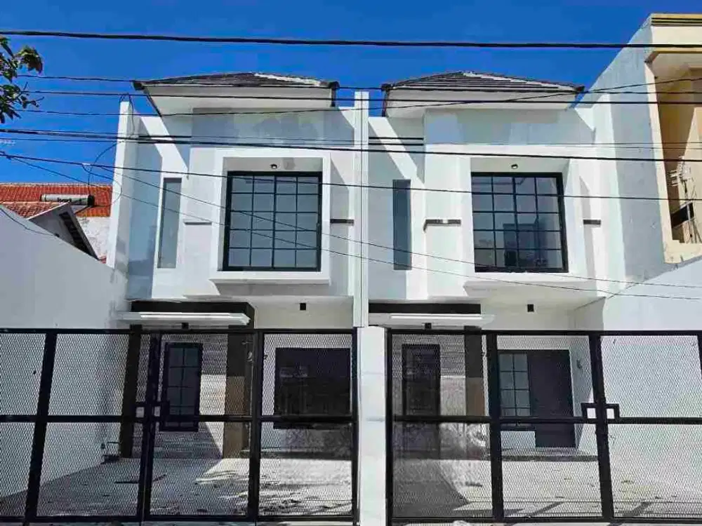 RUNGKUT ASRI BARU GRESS ‼️ Rumah 2 Lantai Row 3 Mobil