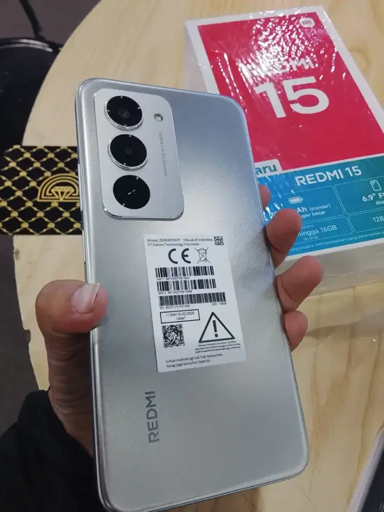 New Redmi 15 Ram 8+8 Rom 128/256 Segel Brand New