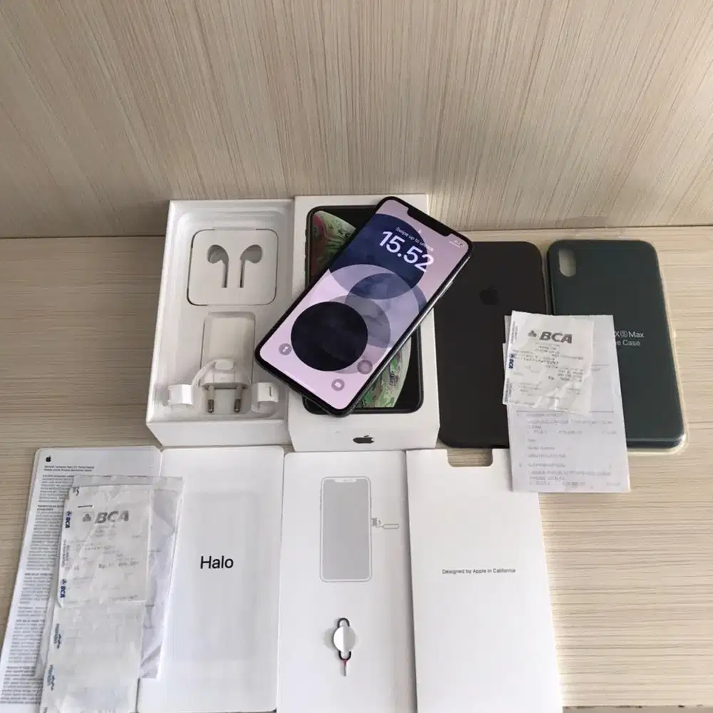 Iphone xs max ibox pa/a + nota ibox fullset lengkap