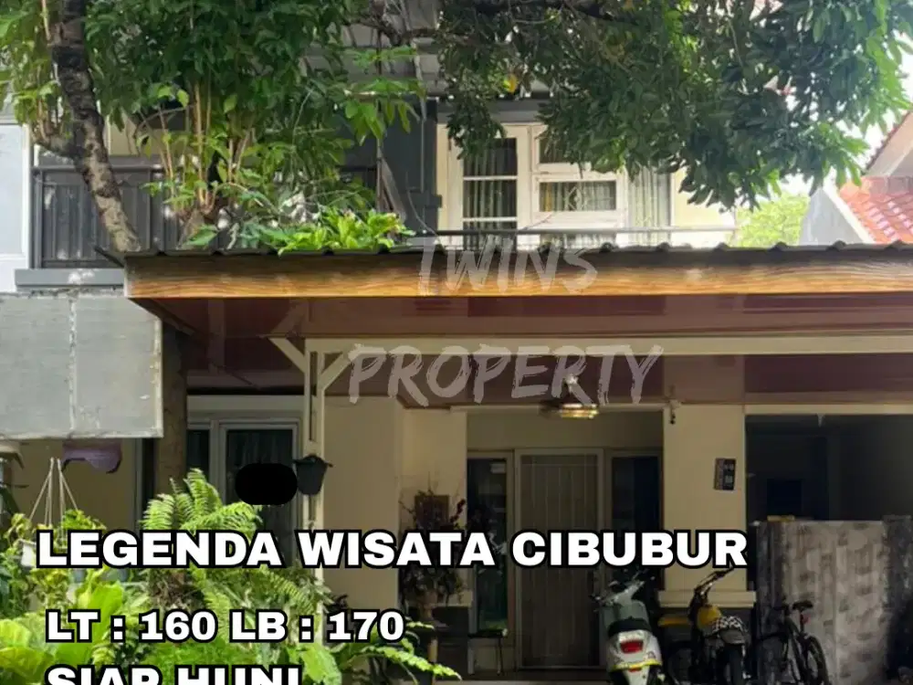 RUMAH DIJUAL DI LEGENDA WISATA CIBUBUR DI BAWAH PASARAN