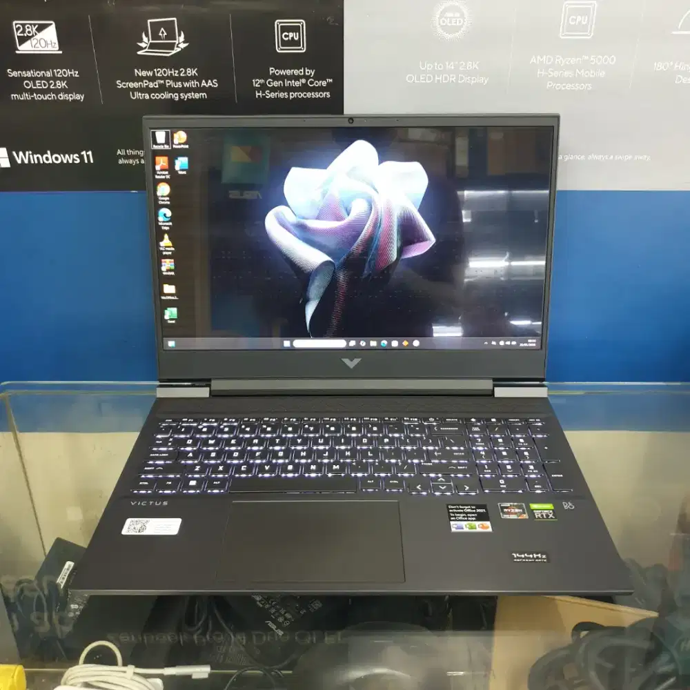 HP Victus 16-e0084AX Ryzen 7-5800H Ram16GB SSD512GB RTX3060 16inc