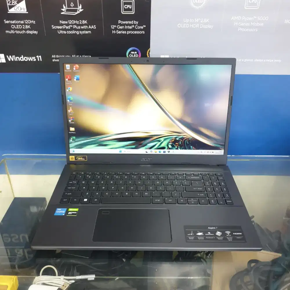 Acer Aspire 7 A715-76G Core i5-12450H Ram-8GB SSD-512GB GTX-1650 15inc