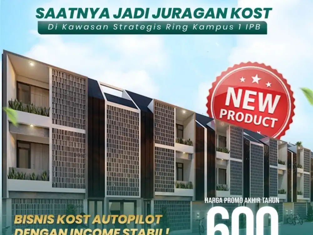 PROMO Rumah Kost Kosan MURAH Dramaga Bogor 6 Kamar [SINCERA]