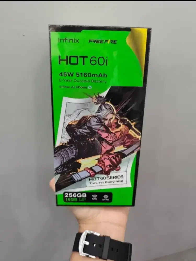 Infinix Hot 60i 8/256GB Baru/Resmi/Segel Rp.1999.000