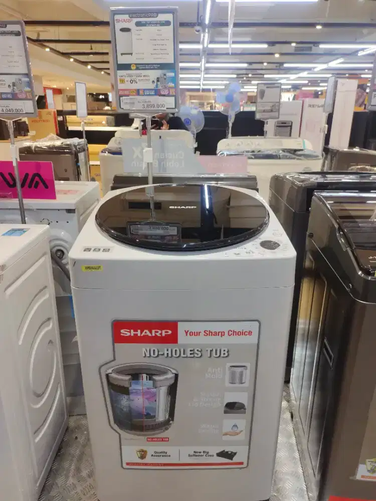 SHARP WM TOP LOAD 9KG