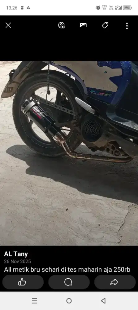 Jual knalpot all metic