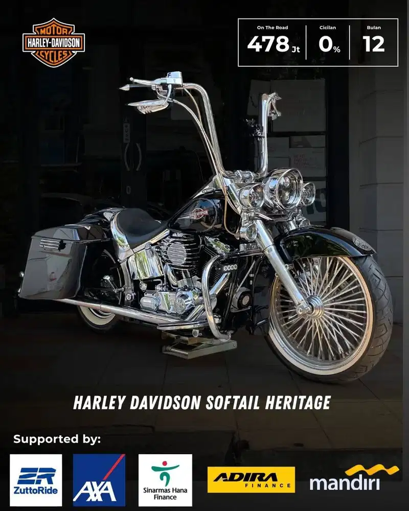 HARLEY DAVIDSON SOFTAIL KARBU NIK 2006 MULUS HEDON GASPOL ROADKING