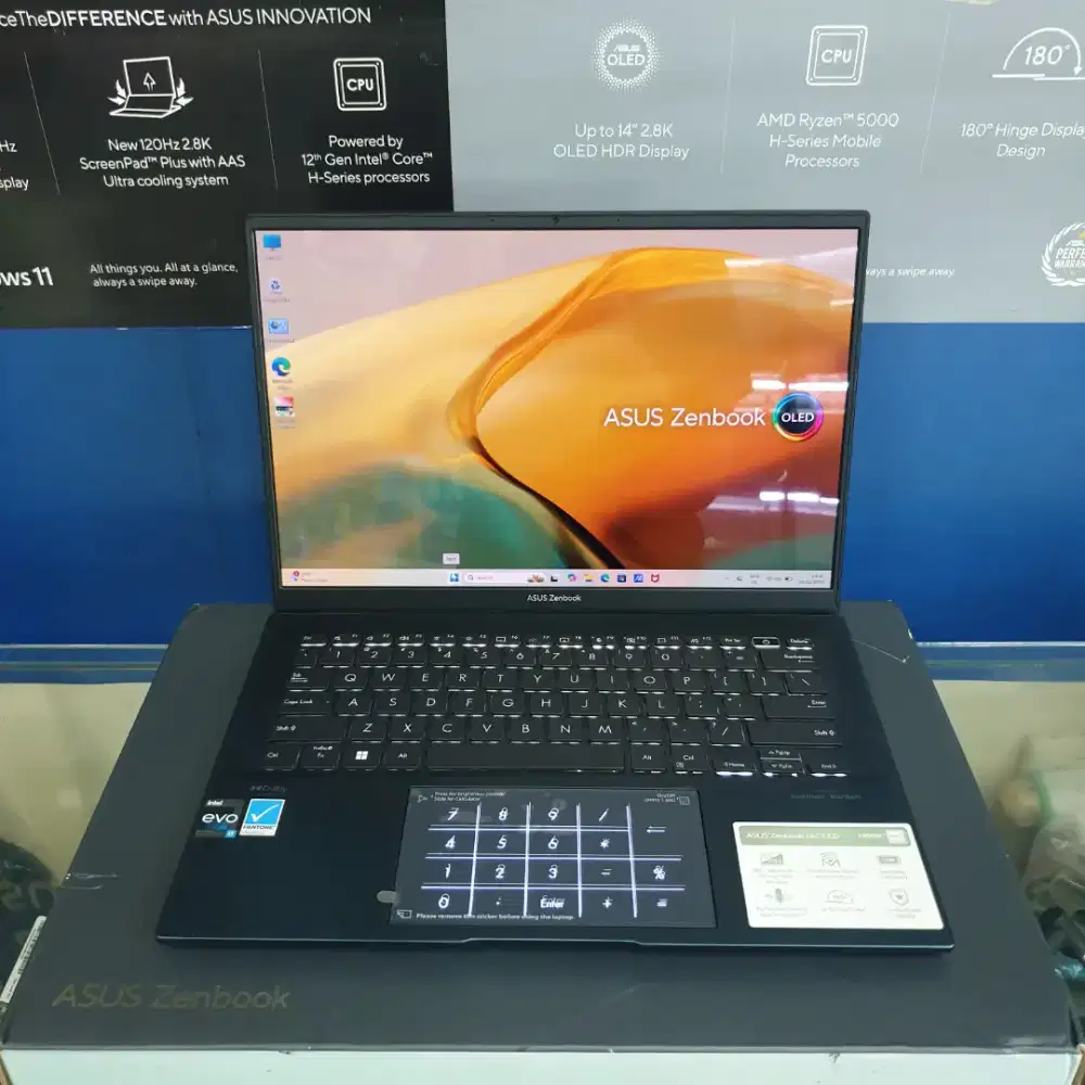 Asus ZenBook 14 OLED UX3402ZA i7-1260P Ram-16GB SSD-512GB 14inchi