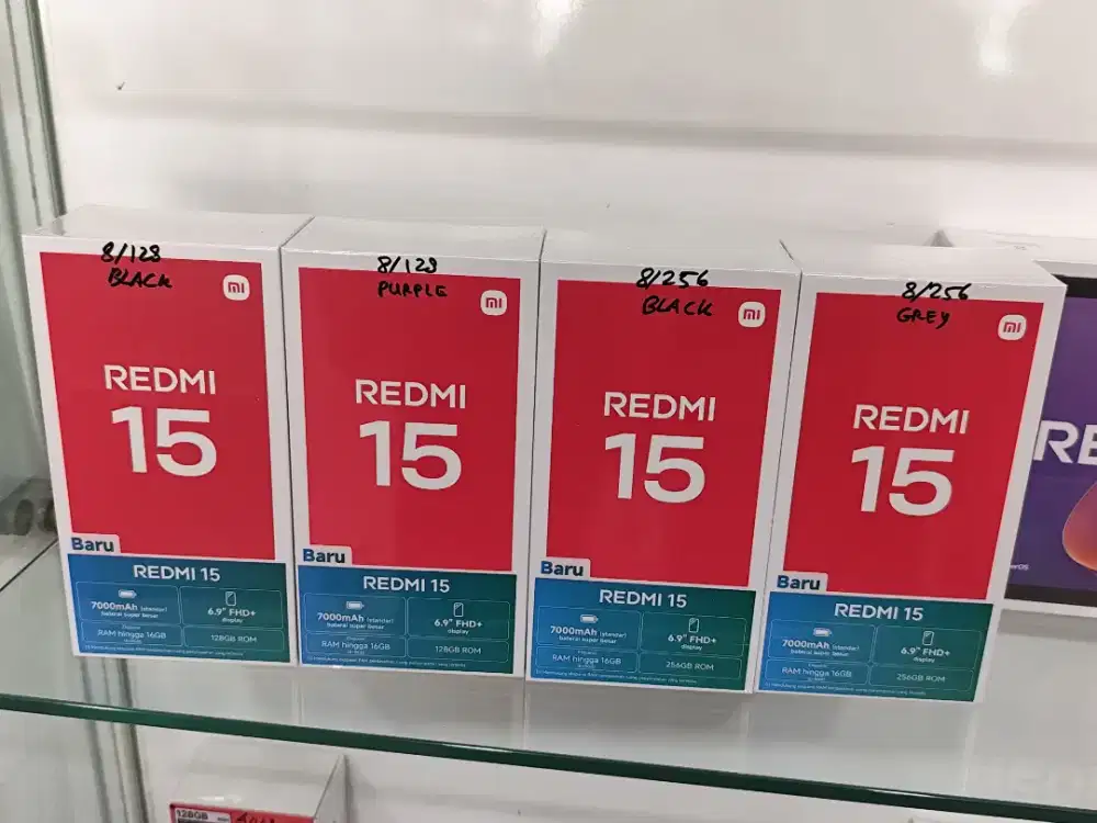 Redmi 15 New,PROMO TERMURAH,Garansi Resmi,Bisa COD