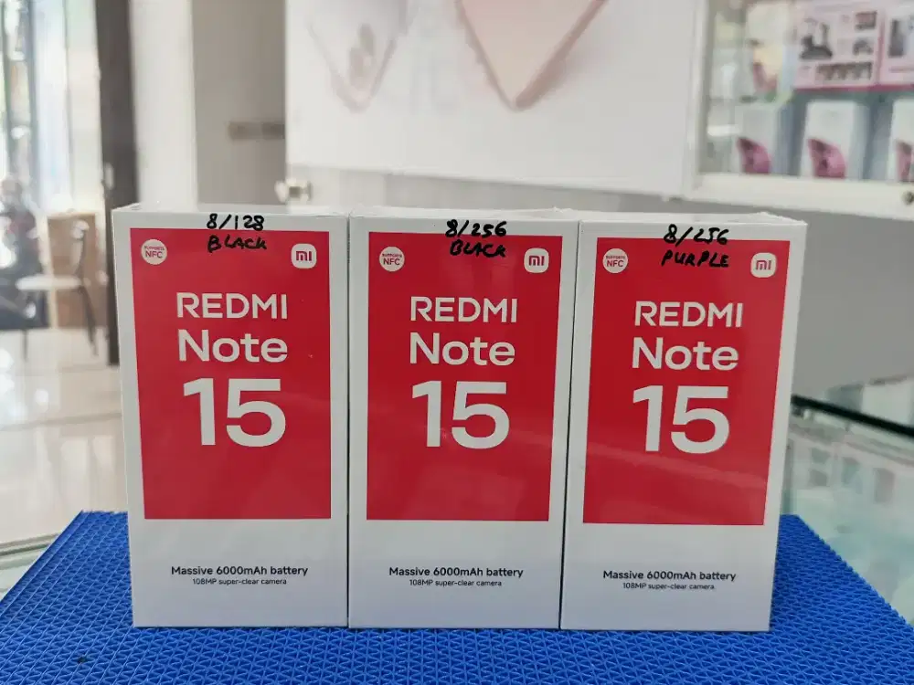 Redmi Note 15 4G New,PROMO TERMURAH,Garansi Resmi,Bisa COD