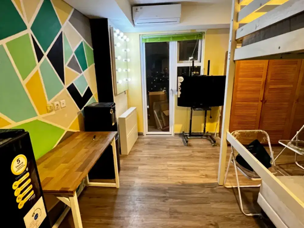 For Rent Studio Fully Furnished Mahata Margonda only 3.5 Mio IDR / Month