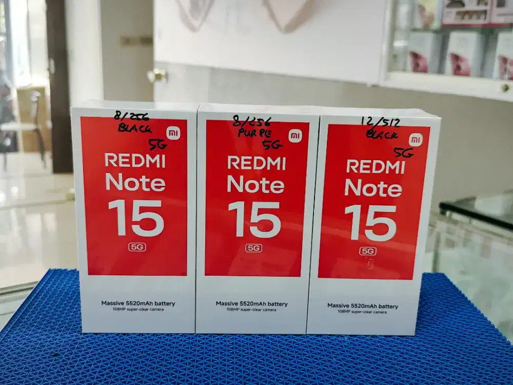 Resmi Note 15 5G New,PROMO TERMURAH,Garansi Resmi,Bisa COD