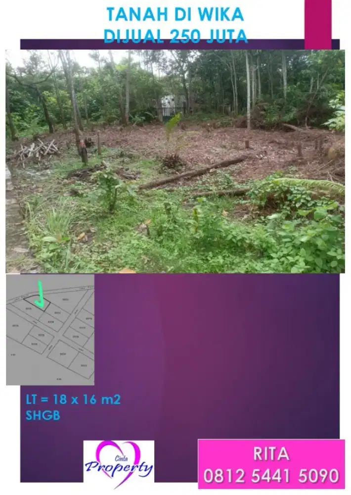 DIJUAL TANAH DI WIKA