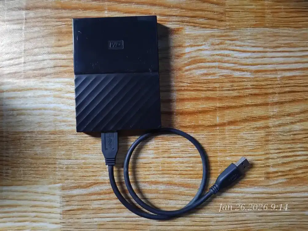 Hardisk external HDD 1 TB WD My Passport Hard disk eksternal (Black)