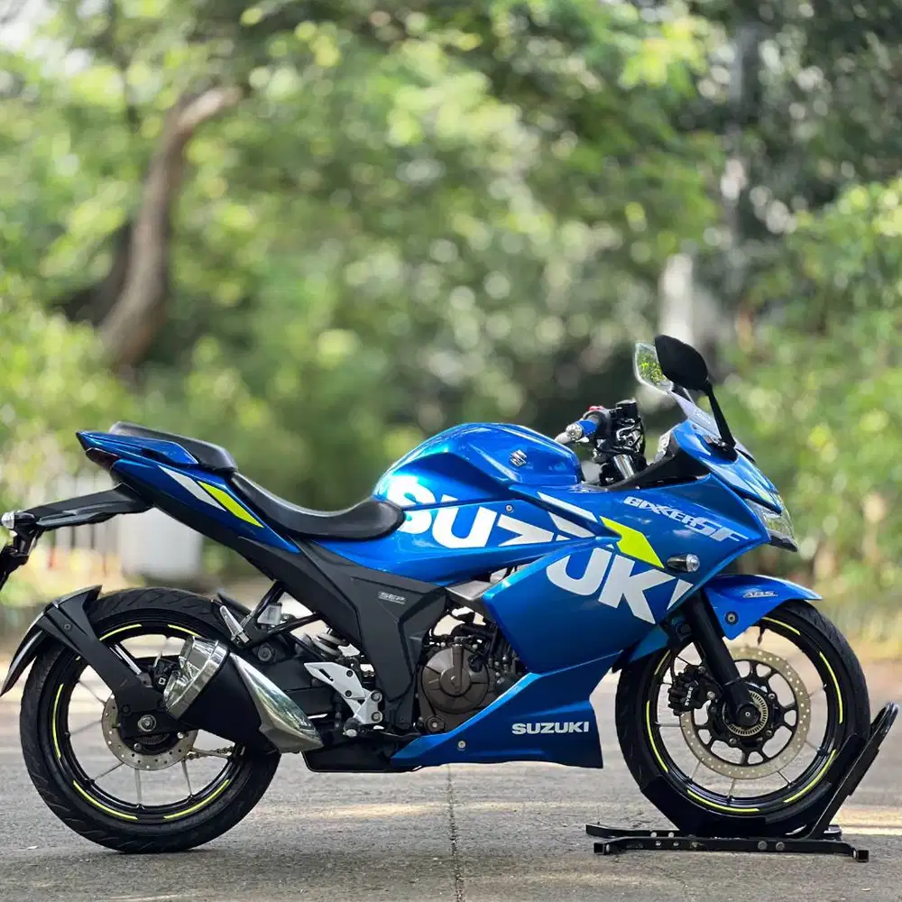 SUZUKI GIXXER SF 250 ABS 2021 BLUE ECSTAR KM LOW PAJAK ON FULL MULUS
