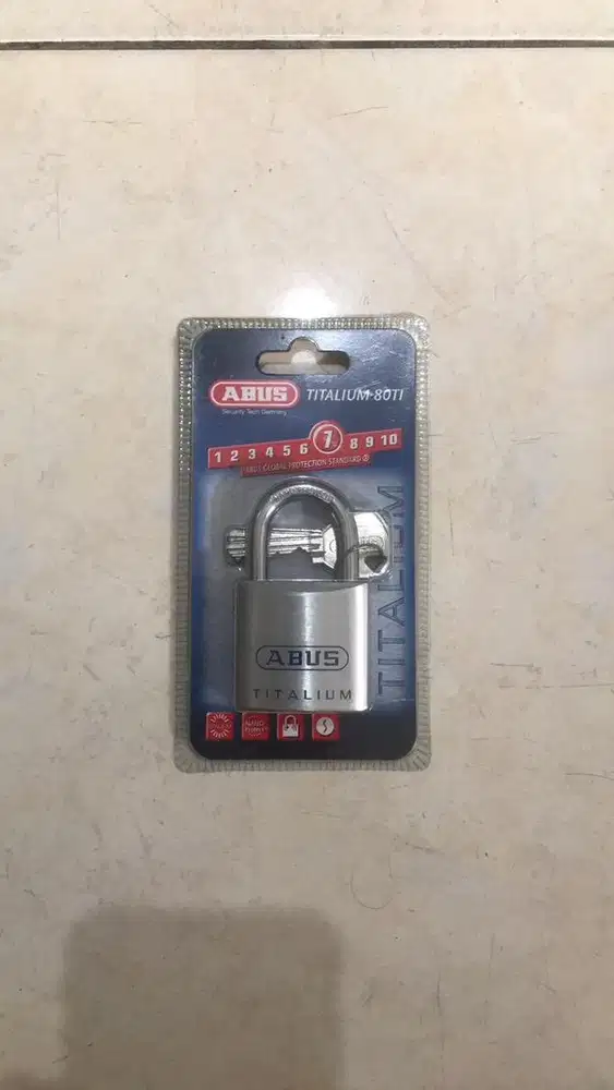 Gembok Abus Germany Titalium 80TI