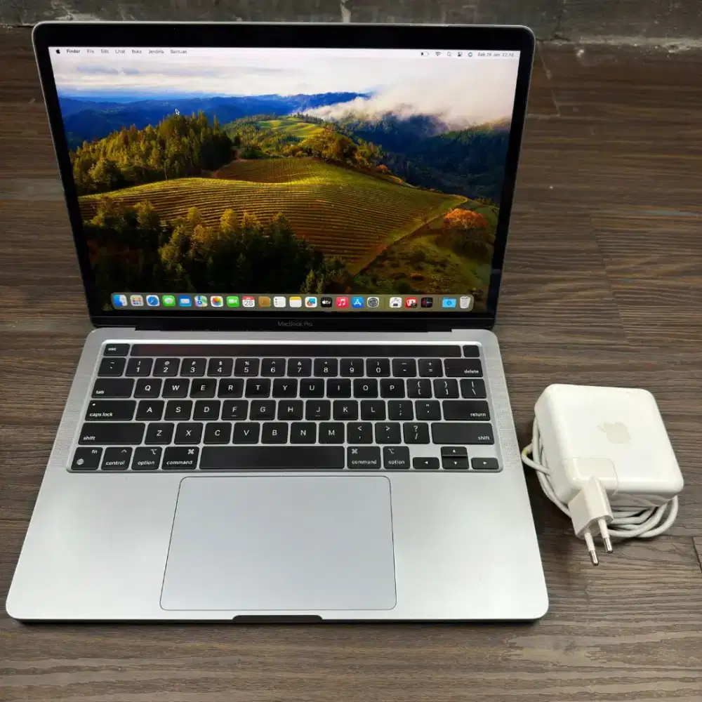 Macbook pro m1 2020 ram 16gb ssd 256gb ex ibox bisa cod