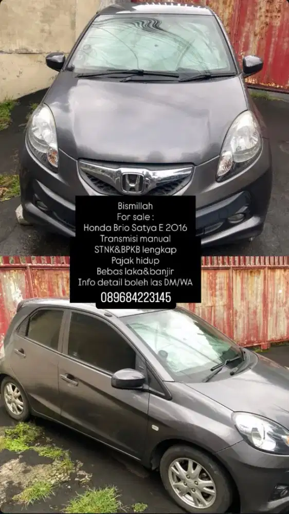 Honda Brio Satya transmisi manual