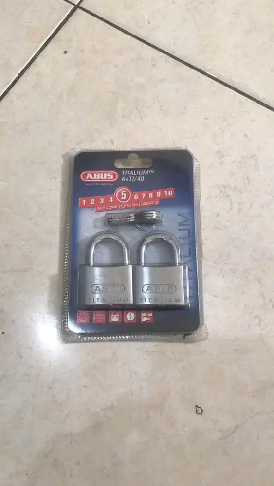 Gembok Abus Germany Titalium 64TI/40