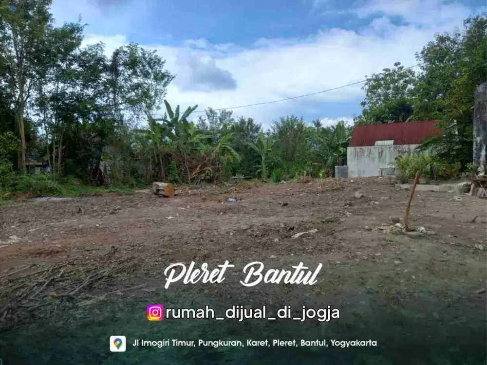 Tanah dekat Kampus UAD di Pleret Bantul Jogja Siap Bangun