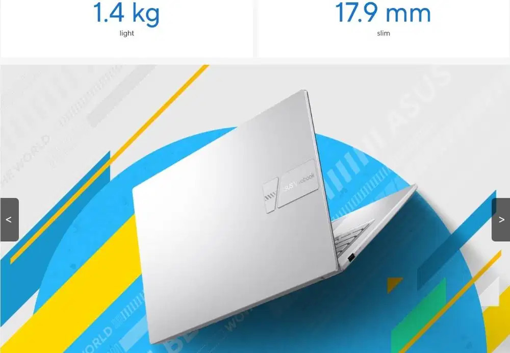 Asus VivoBook A1404VAP Intel Gen 14 Core 5-120U 16GB SSD 512GB 14FHD