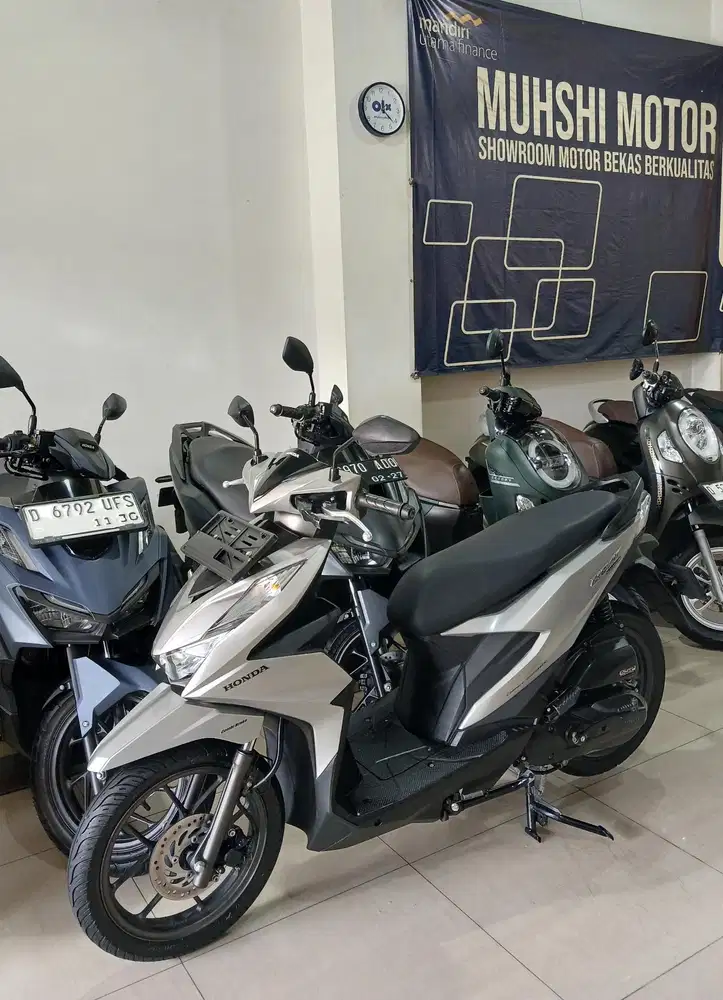 BEAT DELUXE CBS ISS 2020, SEPERTI BARU KM 17 RIBU, MUHSHI MOTOR