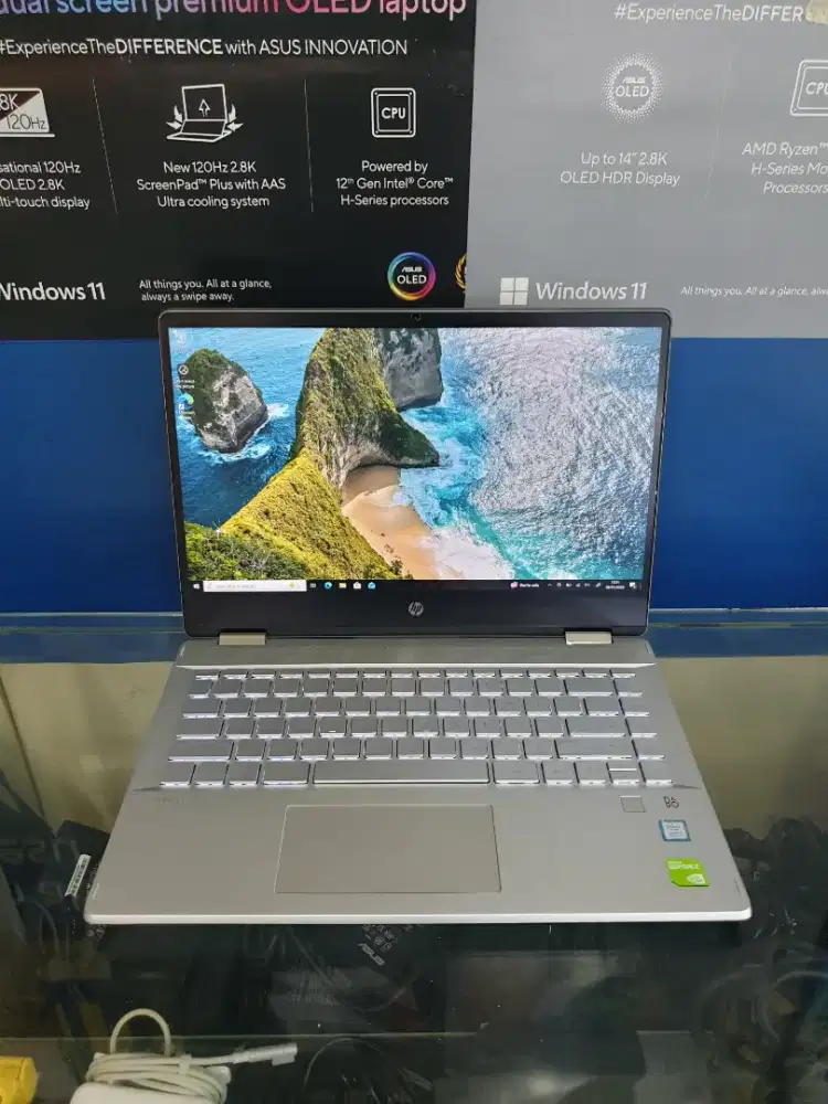 Laptop HP Pavilion X360 Touch i5 gen 8 Ram-8GB SSD-512GB Nvidia MX130