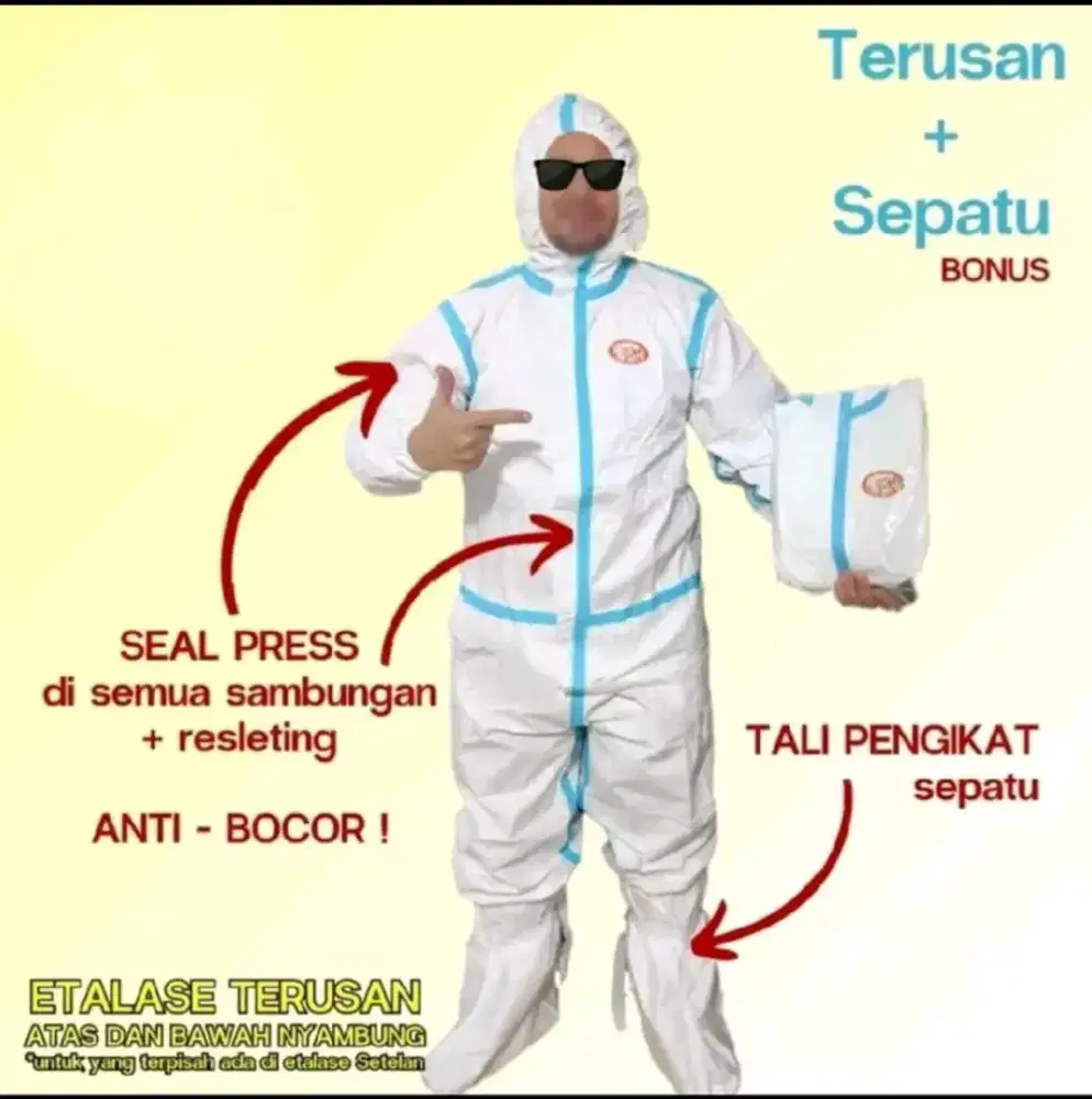 Jas hujan APD anti air anti rembes