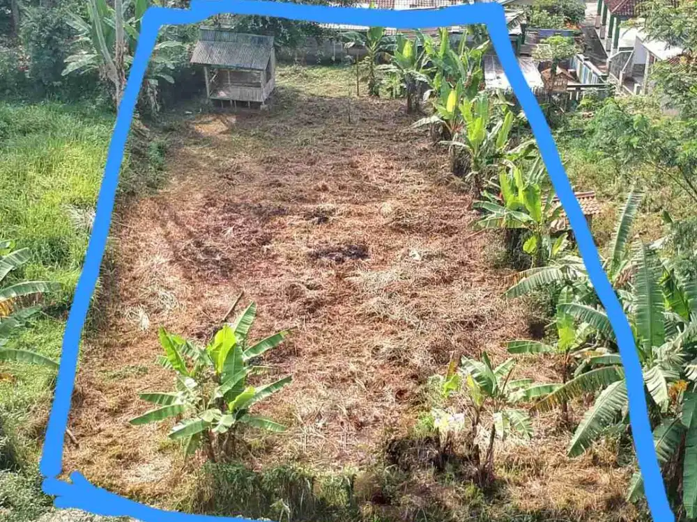 Dijual tanah bagus matang datar pinggir jalan dekat kota strategis