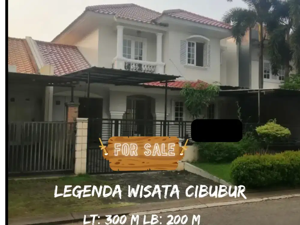 RUMAH DIJUAL DI BOULEVARD LEGENDA WISATA CIBUBUR