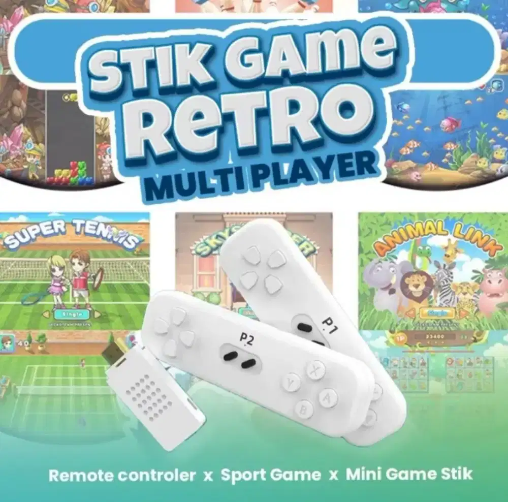 TV Games Stick Sport Y2 Fit Motion Sensor Data Frog Multiplayer