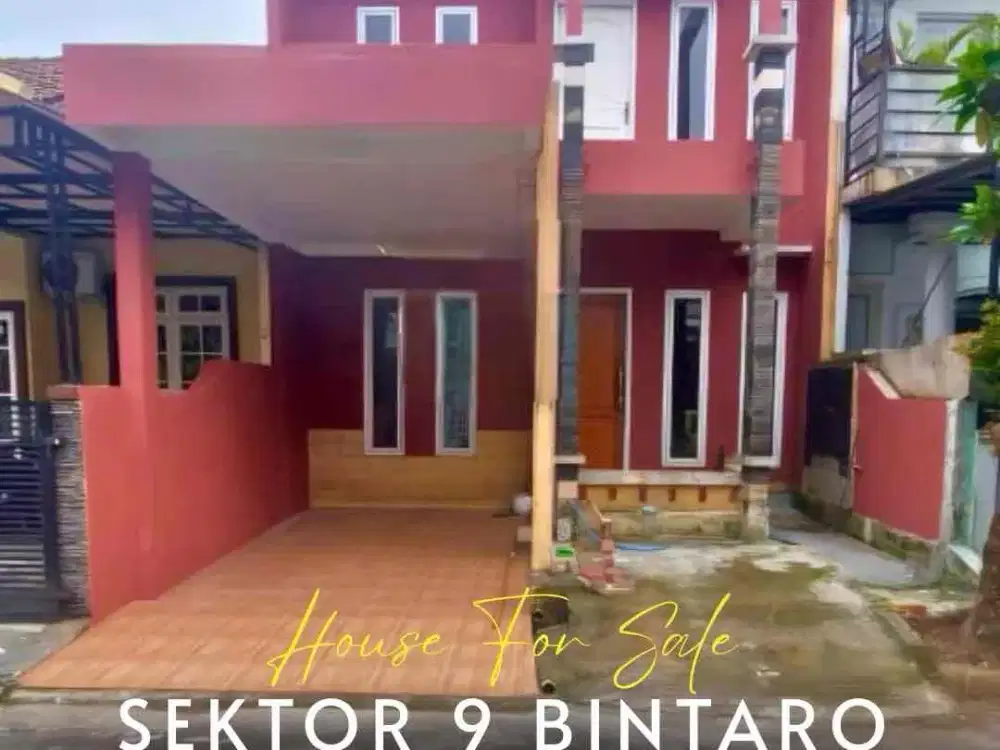 Hunian Minimalis Modern, Harga Termurah Nyaman untuk Keluarga Dalam Cluster Taman Crista Bintaro Sektor 9