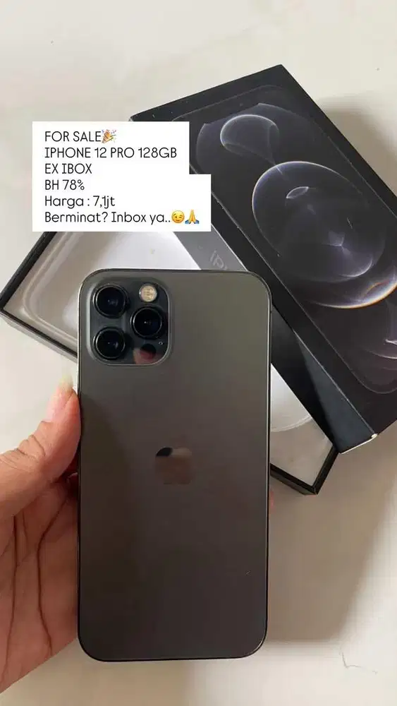 BUC IPHONE 12 PRO EX IBOX 128GB