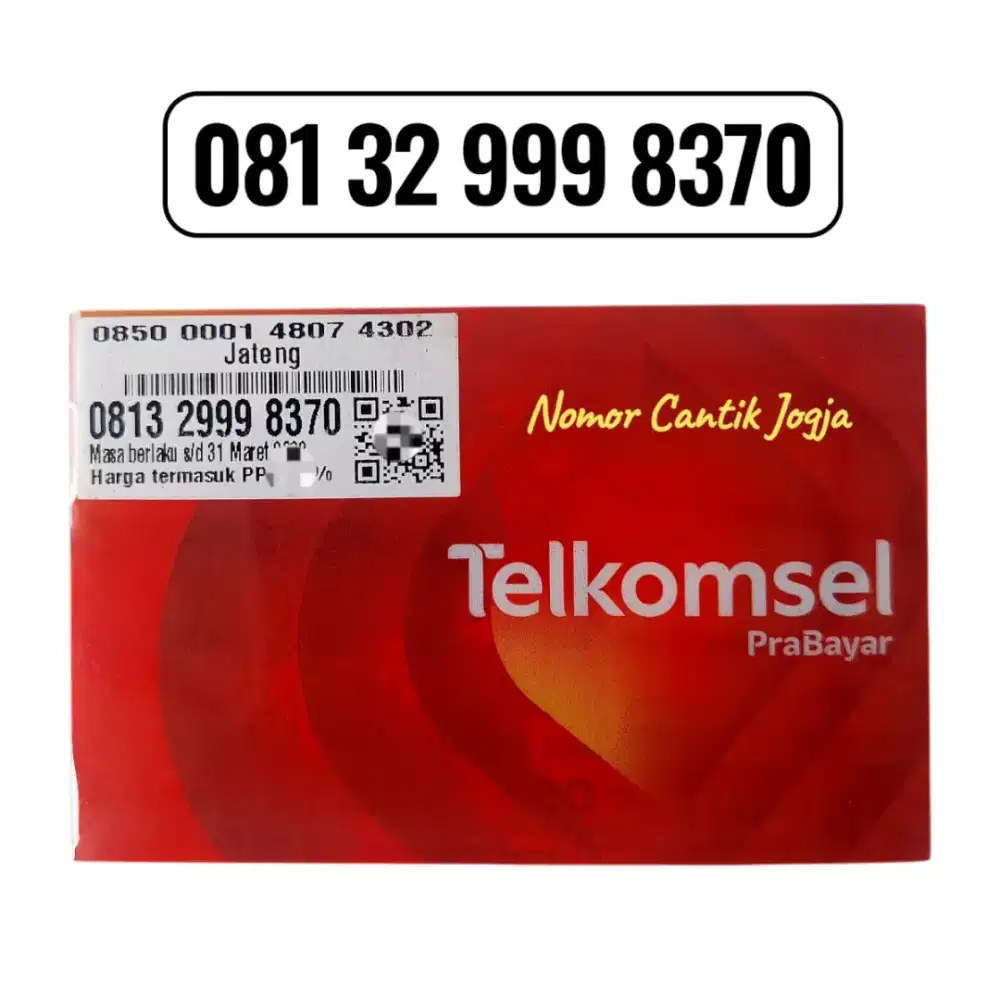 Nomor Cantik Hokki Simpati Kartu Perdana Telkomsel 8370