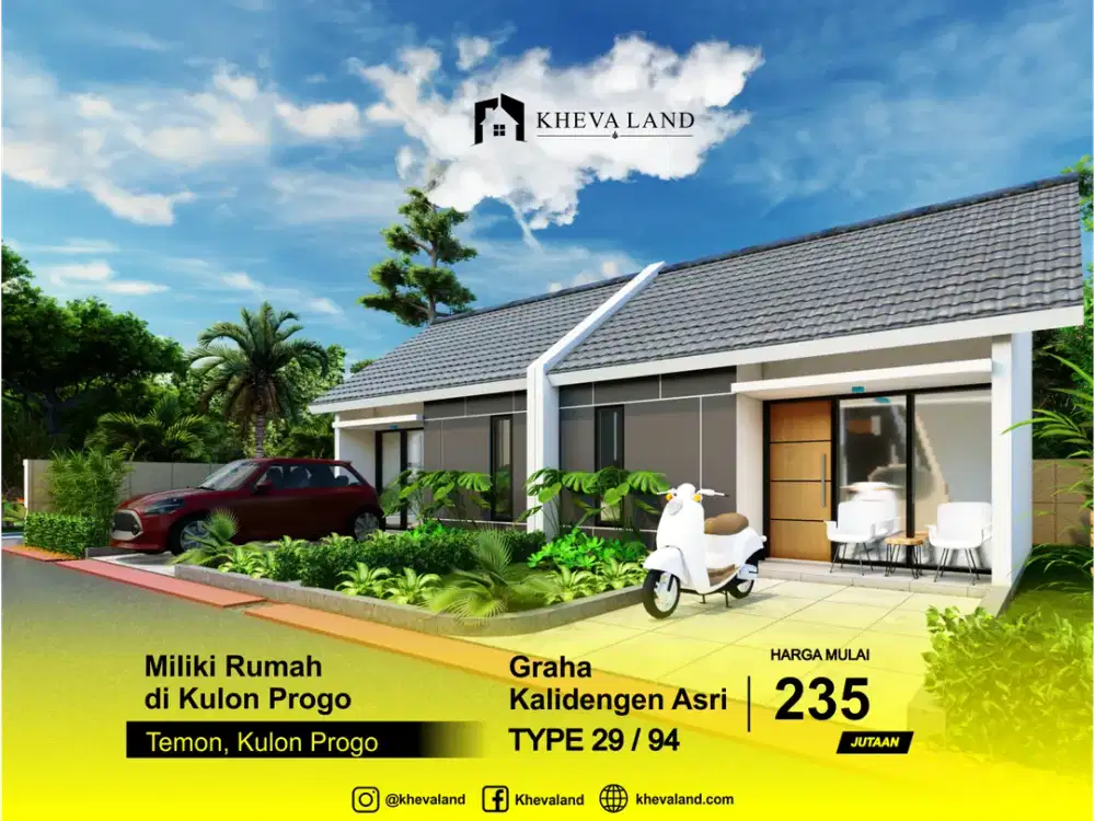 rumah di temon dekat Bandara YIA kulon progo yogyakarta