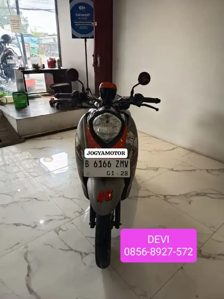 [D] sepeda motor Yamaha Fino sporty th 2018 unit siap pakai