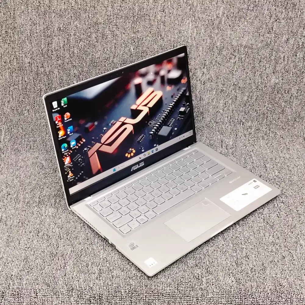 Laptop Asus A416J Core i3 Gen10 SSD 256GB RAM 4GB Slim Mewah Like New