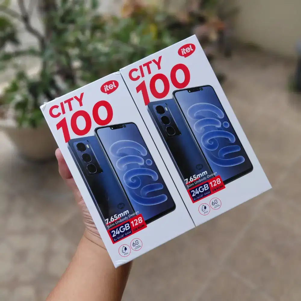 Itel city 100 8/128GB - Baru Garansi Resmi