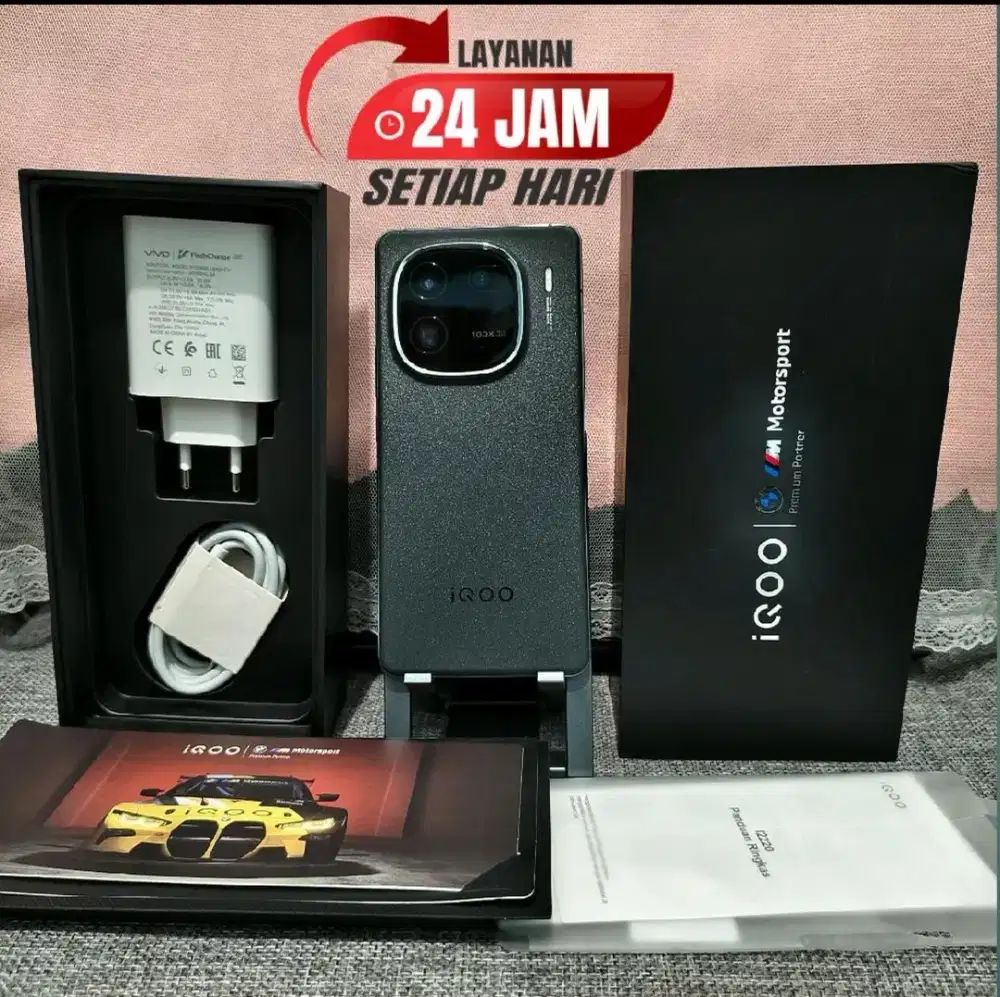 VIVO IQOO 12 16/512 FULLSET MULUS LIKE NEW NOMINUS GARANSI RESMI VIVO