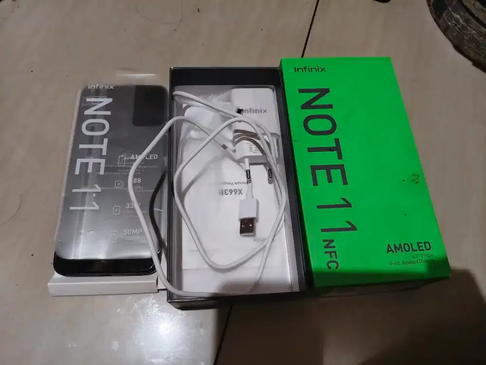 Infinix note 11 6/128 fullset