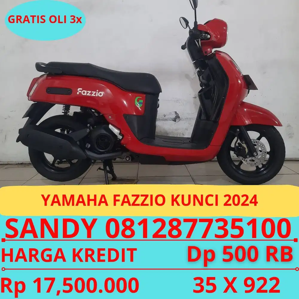 YAMAHA FAZZIO KUNCI 2024 DP MURAH 50 RIBU GUYSS