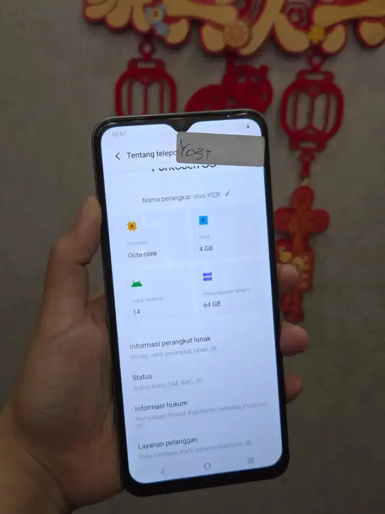 Second Vivo Y03T 4/64GB