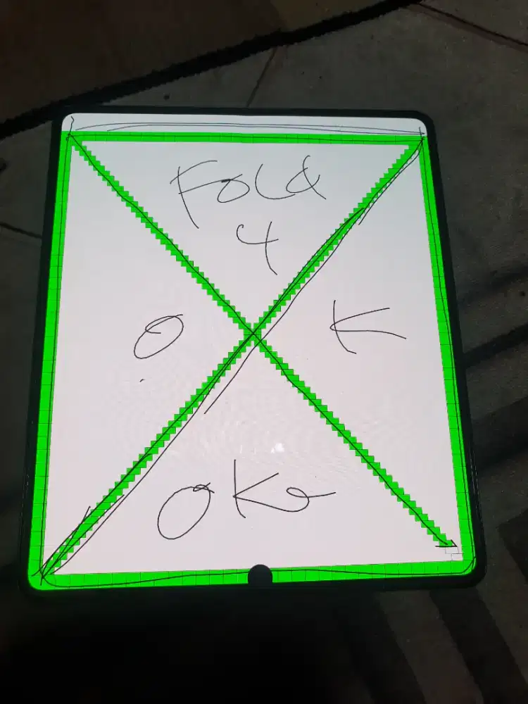 LCD dalam samsung Z fold 4 original copotan