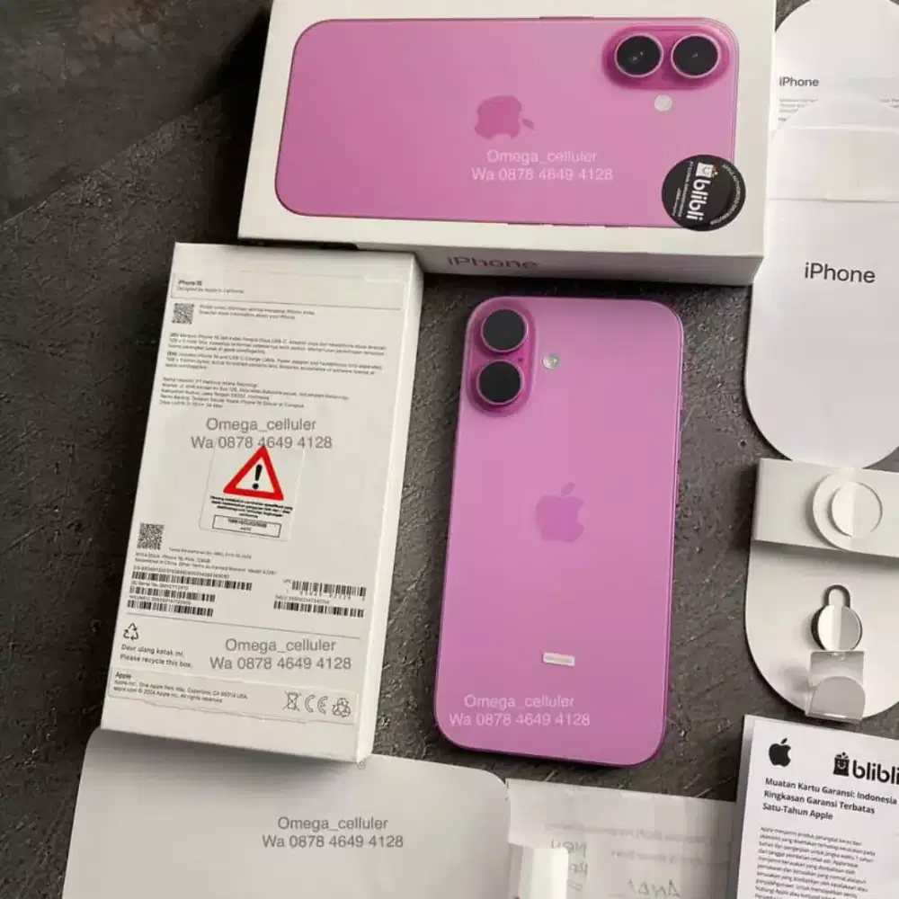 Iphone 16 128gb pink ibox