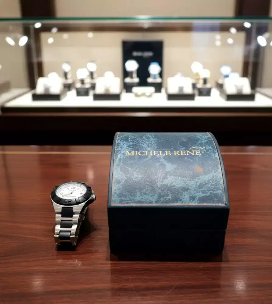 (silahkan dibaca keterangannya)Jam michele rene 100% asli PARIS