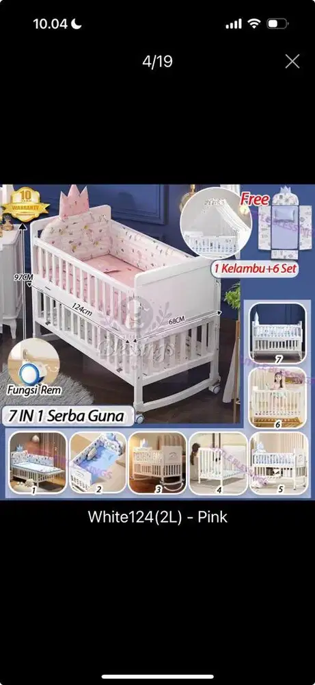 Box Tempat Tidur bayi